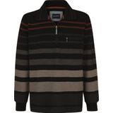 BABISTA - LUCIVERTA - Sweatshirt - Zwart - Katoen - Borstzak met Rits