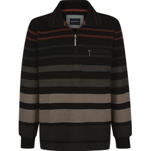 BABISTA - LUCIVERTA - Sweatshirt - Zwart - Katoen - Borstzak met Rits