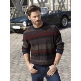 VELONZA - Trui - Donkerblauw - Patroon