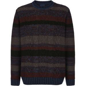 VELONZA - Trui - Donkerblauw - Patroon