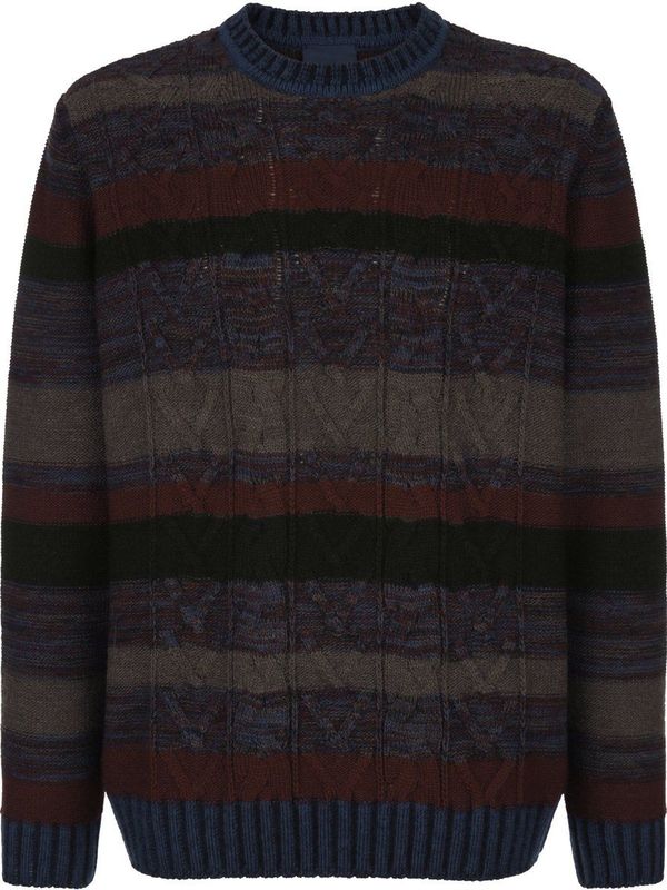 VELONZA - Trui - Donkerblauw - Patroon