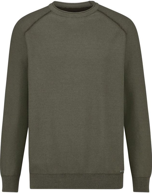 Babista - TESSALINI - Trui - Olijf - Fijngebreid - Ronde Halslijn