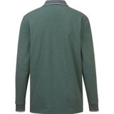 Poloshirt - Groen Melange - MILANVETZO - Lange Mouwen