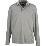 Poloshirt - Grijs Melange - MILANVETZO - Lange Mouwen