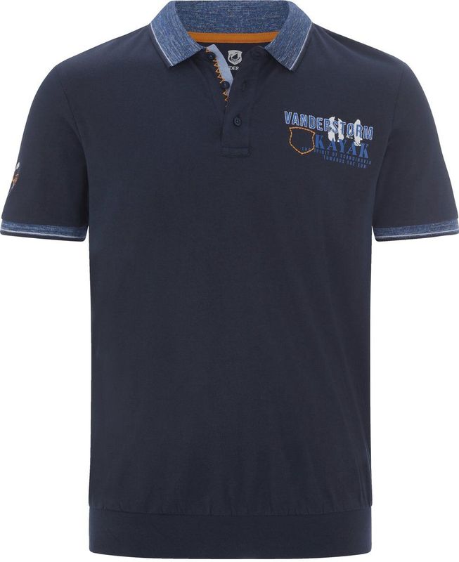 Jan Vanderstorm - KJERT - Poloshirt - Donkerblauw - Grote Maten