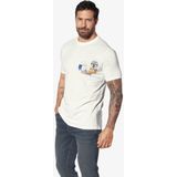 Jan Vanderstorm - T-shirt TUPPE - Wit - Herenmode - Grote Maten