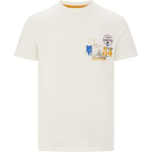 Jan Vanderstorm - T-shirt TUPPE - Wit - Herenmode - Grote Maten