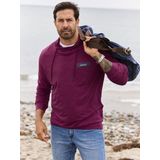 Sweatshirt KERVIK - Donkerrood Melange - Casual