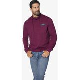 Sweatshirt KERVIK - Donkerrood Melange - Casual