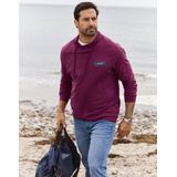 Sweatshirt KERVIK - Donkerrood Melange - Casual