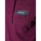 Sweatshirt KERVIK - Donkerrood Melange - Casual