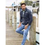 Sweatvest JAVALD donkerblauw