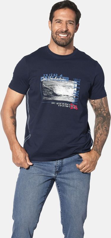 Jan Vanderstorm - PITTER - T-shirt - Donkerblauw - +FIT-COLLECTIE