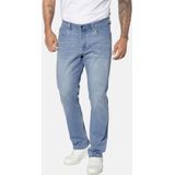 Tiefbundjeans BJOWID Jan Vanderstorm hellblau