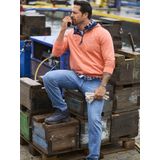 Jan Vanderstorm herren Sweatshirt - 56/58 - lichtoranje