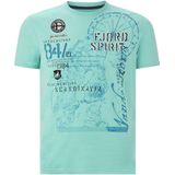 Jan Vanderstorm - DOMINIK - T-shirt - Blauw - 100% Katoen