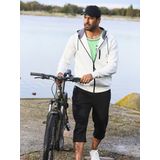 Jan Vanderstorm - Sweatjacket - Wit - Bedrukt