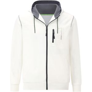 Jan Vanderstorm - Sweatjacket - Wit - Bedrukt
