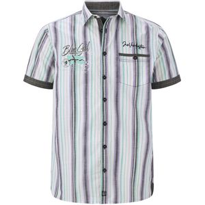 Jan Vanderstorm - EILI - T-shirt - Turquoise - Herenmode in Grote Maten