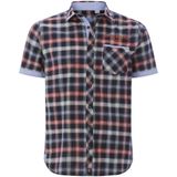 Jan Vanderstorm - EDBALD - Overhemd - Donkerblauw - Korte Mouwen