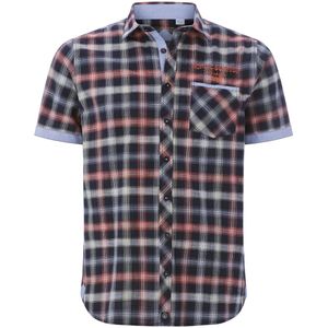 Jan Vanderstorm - EDBALD - Overhemd - Donkerblauw - Korte Mouwen