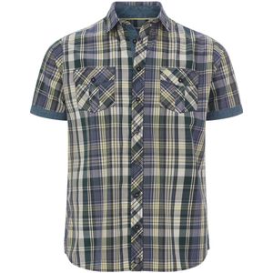 Jan Vanderstorm - RUNKAR - Overhemd - Groen - Korte Mouwen