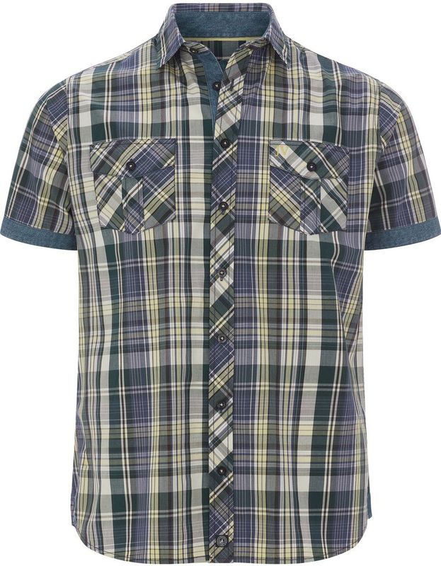 Jan Vanderstorm - RUNKAR - Overhemd - Groen - Korte Mouwen