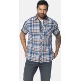 Jan Vanderstorm - WIKTHOR - Overhemd - Blauw - Korte Mouwen