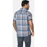 Jan Vanderstorm - WIKTHOR - Overhemd - Blauw - Korte Mouwen