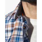 Jan Vanderstorm - WIKTHOR - Overhemd - Blauw - Korte Mouwen