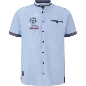 Jan Vanderstorm - BERGTHAL - Overhemd - Lichtblauw - Korte Mouwen