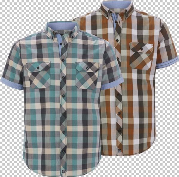 Jan Vanderstorm - GJELLE - Overhemden - Oranje - Set van 2