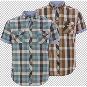 Jan Vanderstorm - GJELLE - Overhemden - Oranje - Set van 2