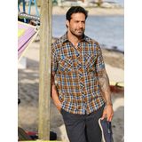 Jan Vanderstorm - URTHOR - Overhemd - Oranje - Korte Mouwen