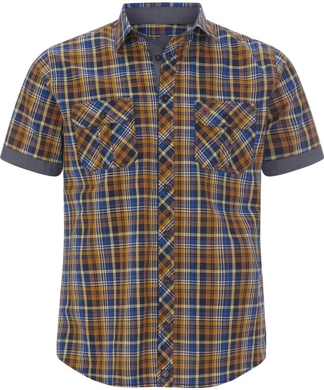 Jan Vanderstorm - URTHOR - Overhemd - Oranje - Korte Mouwen