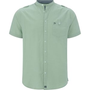 Jan Vanderstorm herren Overhemd Met Korte Mouwen - 43/44 - lichtgroen