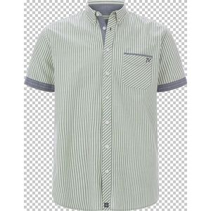 Jan Vanderstorm Overhemd Korte mouw groen