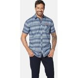 Jan Vanderstorm - MERTRICH - Overhemd - Blauw - Korte Mouwen