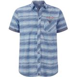 Jan Vanderstorm - MERTRICH - Overhemd - Blauw - Korte Mouwen