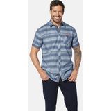 Jan Vanderstorm - MERTRICH - Overhemd - Blauw - Korte Mouwen