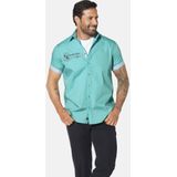 Jan Vanderstorm Overhemd Korte mouw lichtblauw