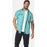 Jan Vanderstorm Overhemd Korte mouw lichtblauw