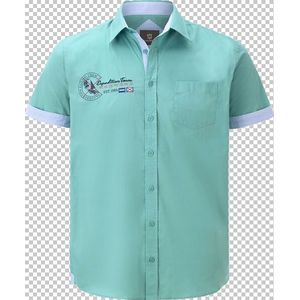 Jan Vanderstorm herren Overhemd - 41/42 - turquoise