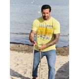 T-shirt HEYFAR lichtgeel