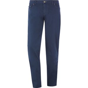 Jan Vanderstorm herren Broek Met Lage Taille - 28 - blauw
