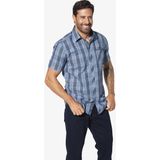 Jan Vanderstorm - HAGBUR - Overhemd - Blauw - Korte Mouwen