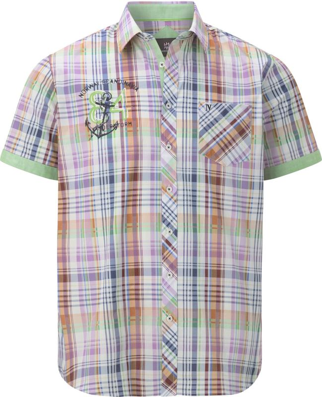 Jan Vanderstorm - OLIAN - Overhemd - Oranje - Korte Mouwen