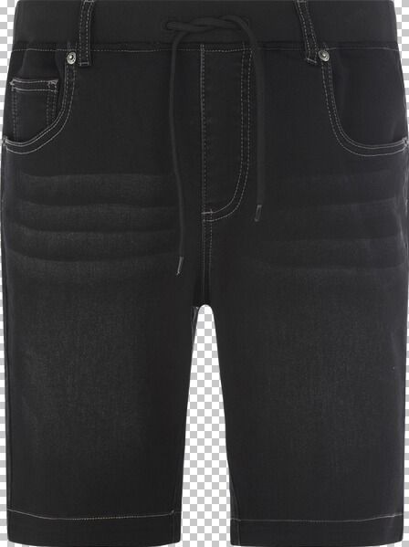 Jan Vanderstorm - GULLBRAND - Denim Short - Zwart