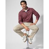 ELANDOR - Sweatshirt - Donkerrood - Met Ritssluiting - Casual Design