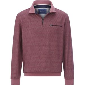 ELANDOR - Sweatshirt - Donkerrood - Met Ritssluiting - Casual Design